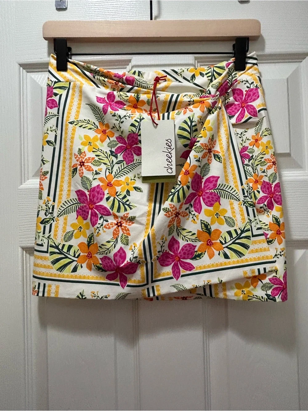 Tropical Royale Floral Swim Resort Coverup Skirt